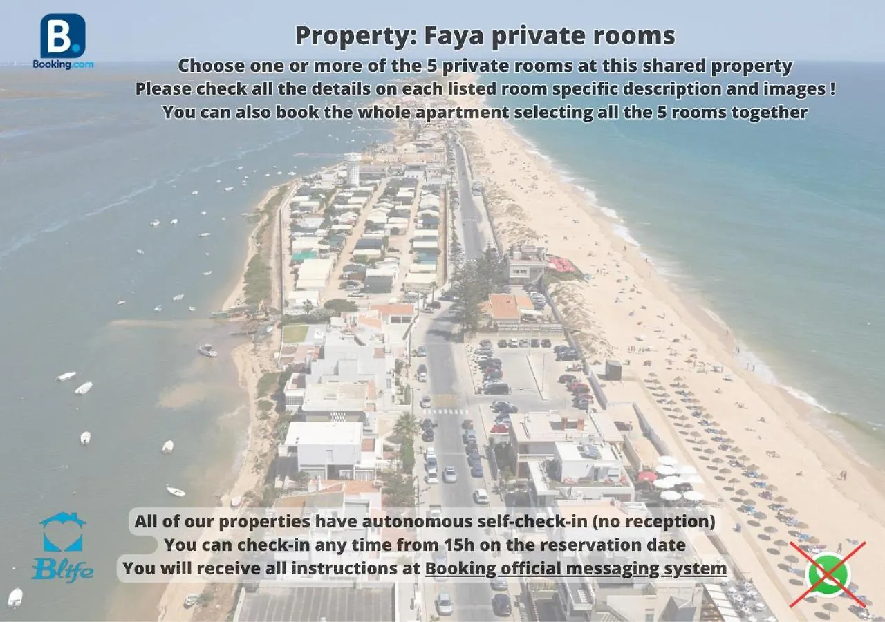 Blife Faya Private Rooms District de District de Faro Séjour chez l'habitant